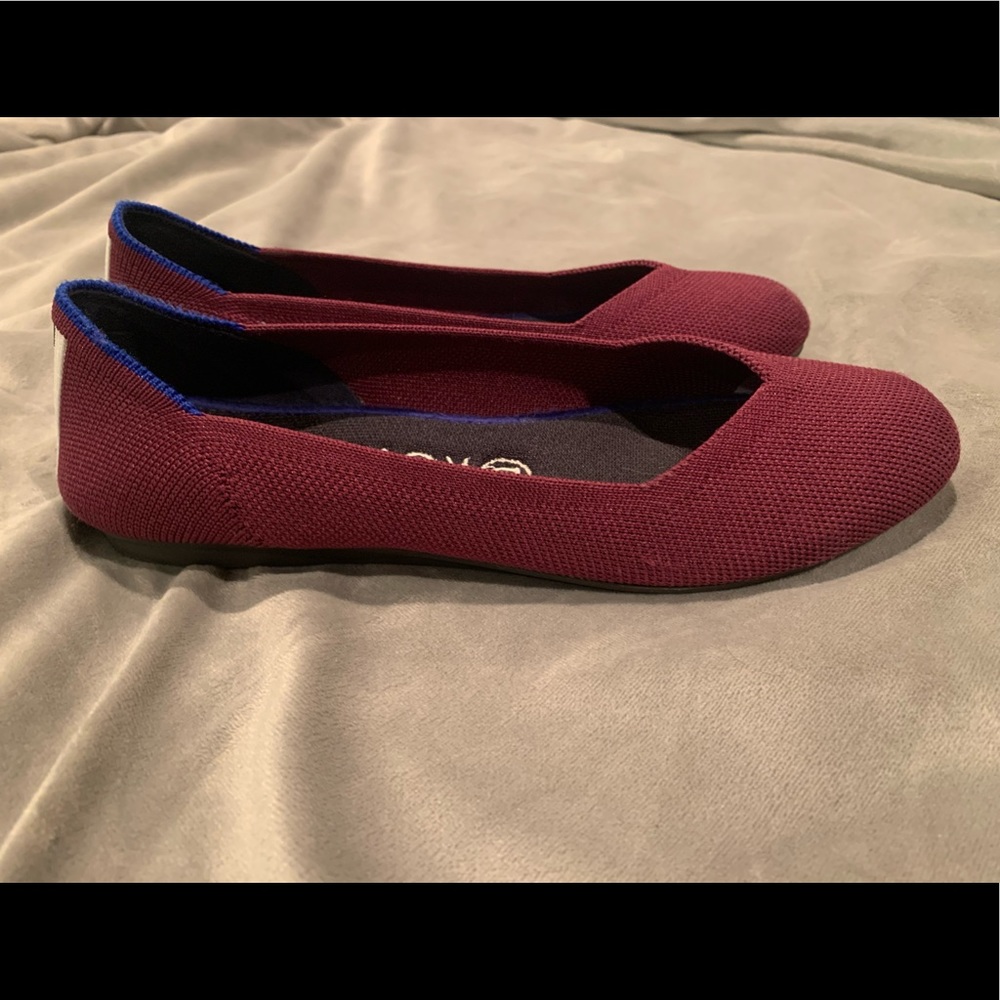Rothys Orchid Heel stripe flats size 7.5